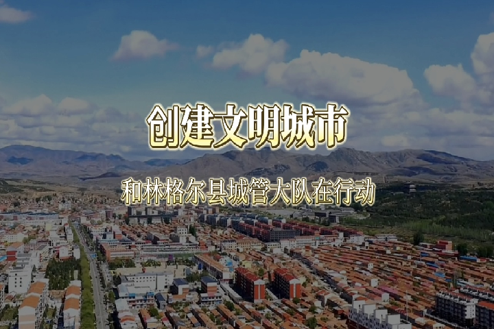 創建文明城市  和林格爾縣城管大隊在行動
