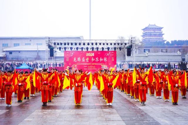 和林格爾縣舉辦“龍騰盛世 和樂和林”2024年春節?元宵節群眾文化活動